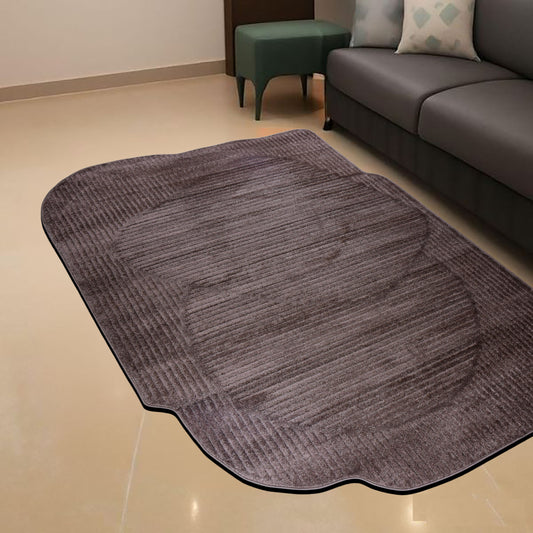 Brown/Brown Shaped Carpet