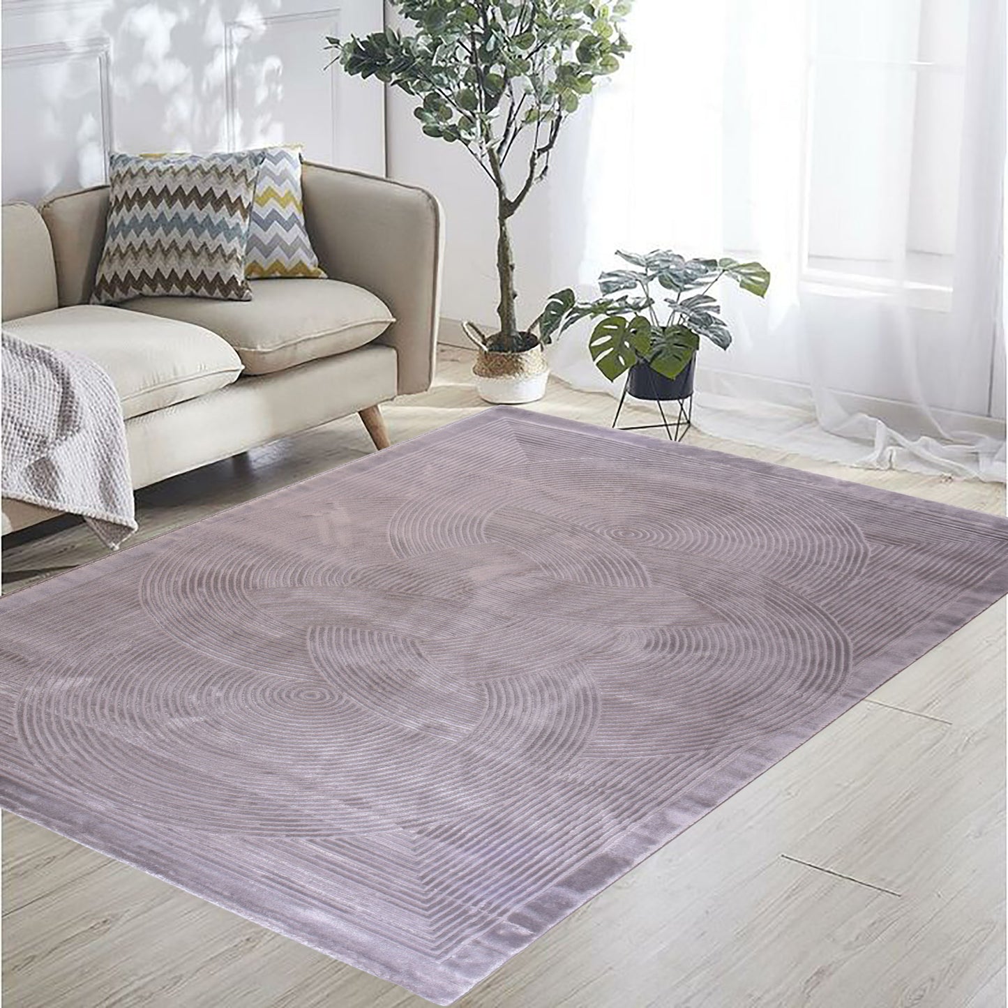 L.Grey/L.Grey Modern Carpet