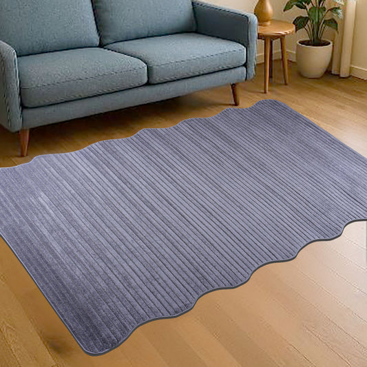 Grey/Grey Shaped Carpet