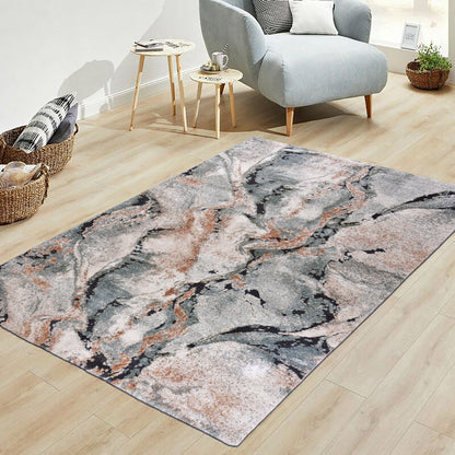 Aqua/Cream Modern Carpet
