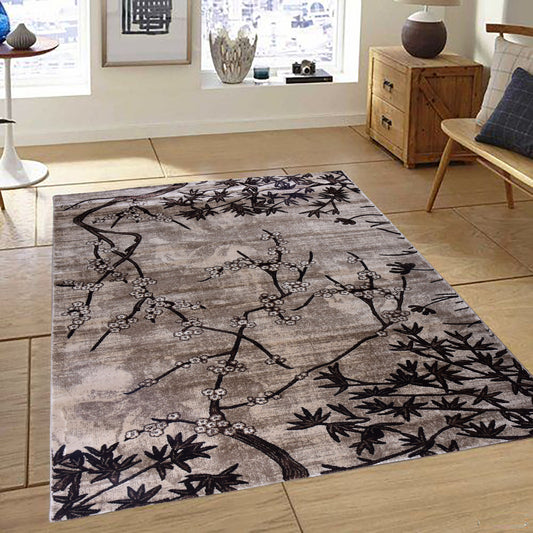 L.Brown/D.Beige Modern Carpet