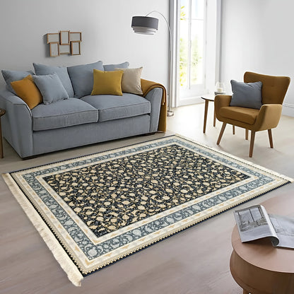 Luxury Persian Navy Blue Carpet – Comfort & Beauty