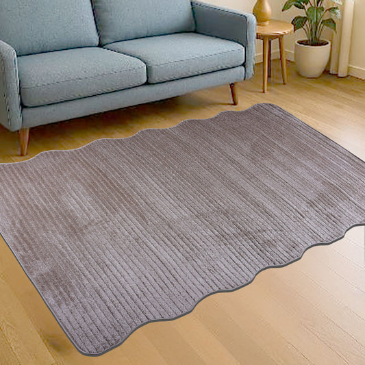Mink Modern Shaped Area Rug