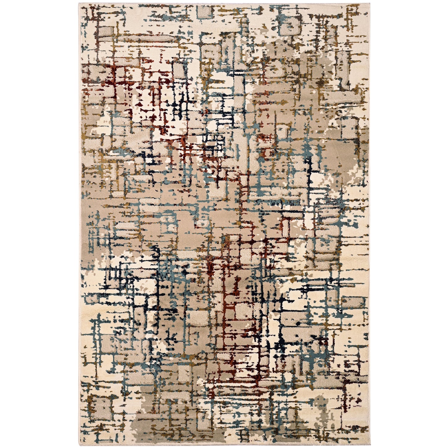multicolour modern carpet