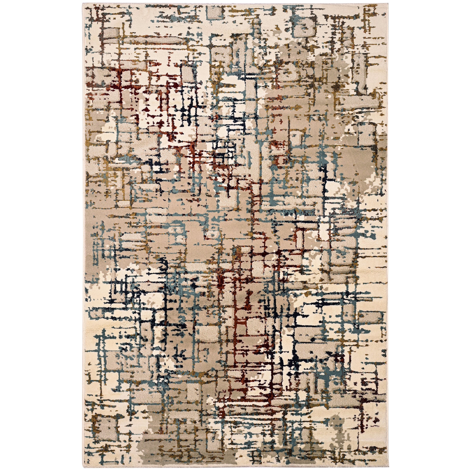 multicolour modern carpet