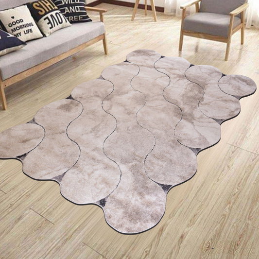 Kemik/Cream Shaped Carpet