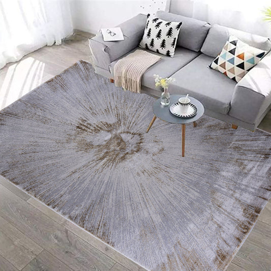 L.Grey/Gold Traditional Carpet