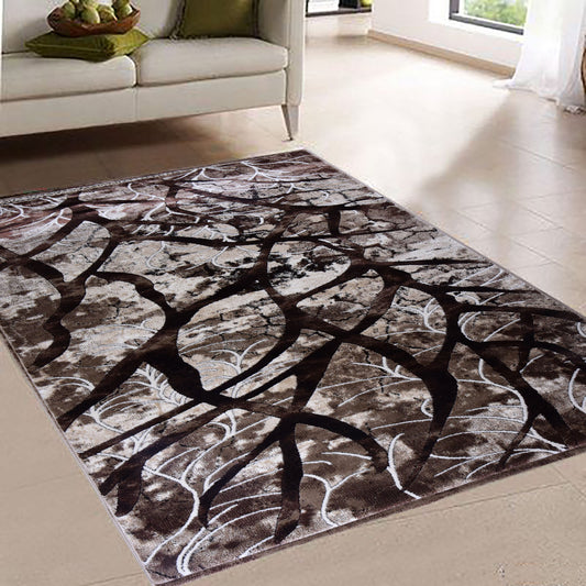 D.Beige/D.Beige Modern Carpet