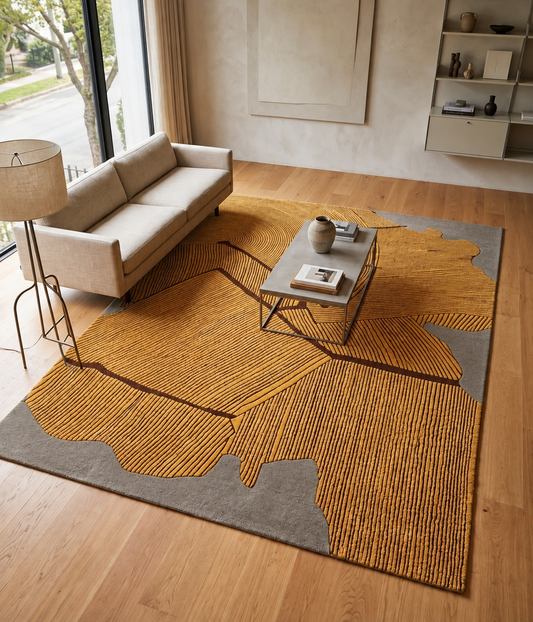 Galicha Abstract Hand-Tufted Rug