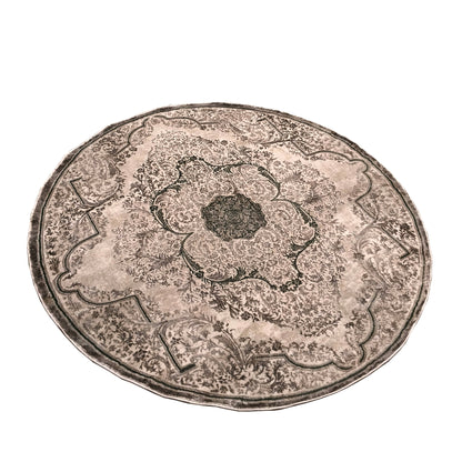 S.White P.Green Round Carpet