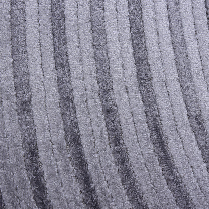 Grey/D.Grey Shaped Carpet