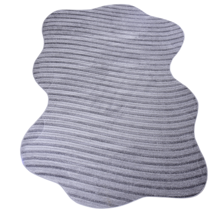 Grey/D.Grey Shaped Carpet