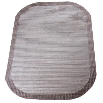 Mink/Brown Shaped Carpet