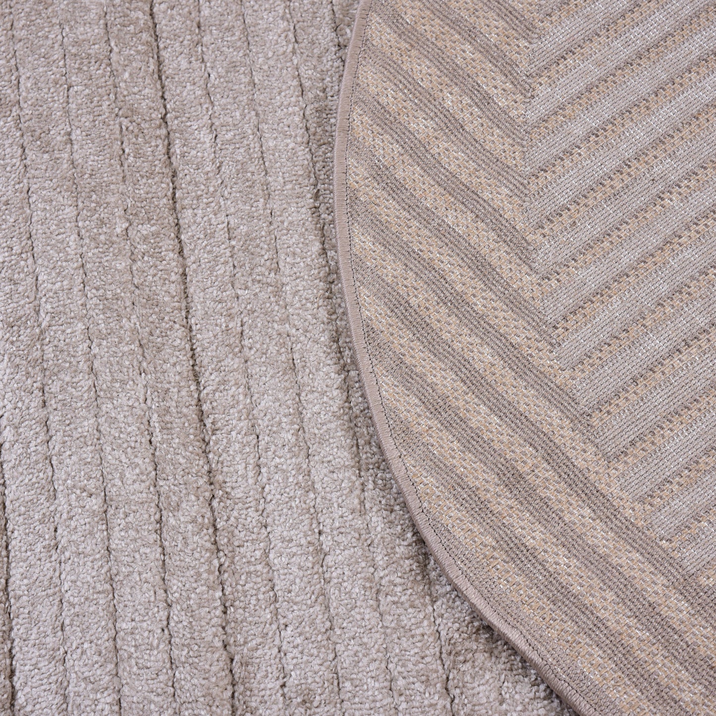 Mink/Brown Shaped Carpet