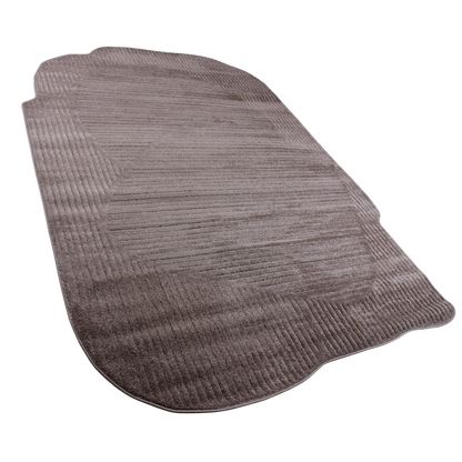 Brown/Brown Shaped Carpet
