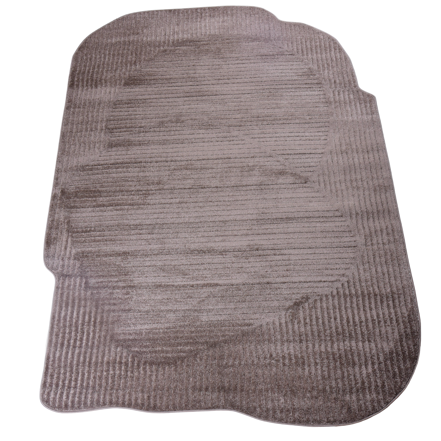 Brown/Brown Shaped Carpet