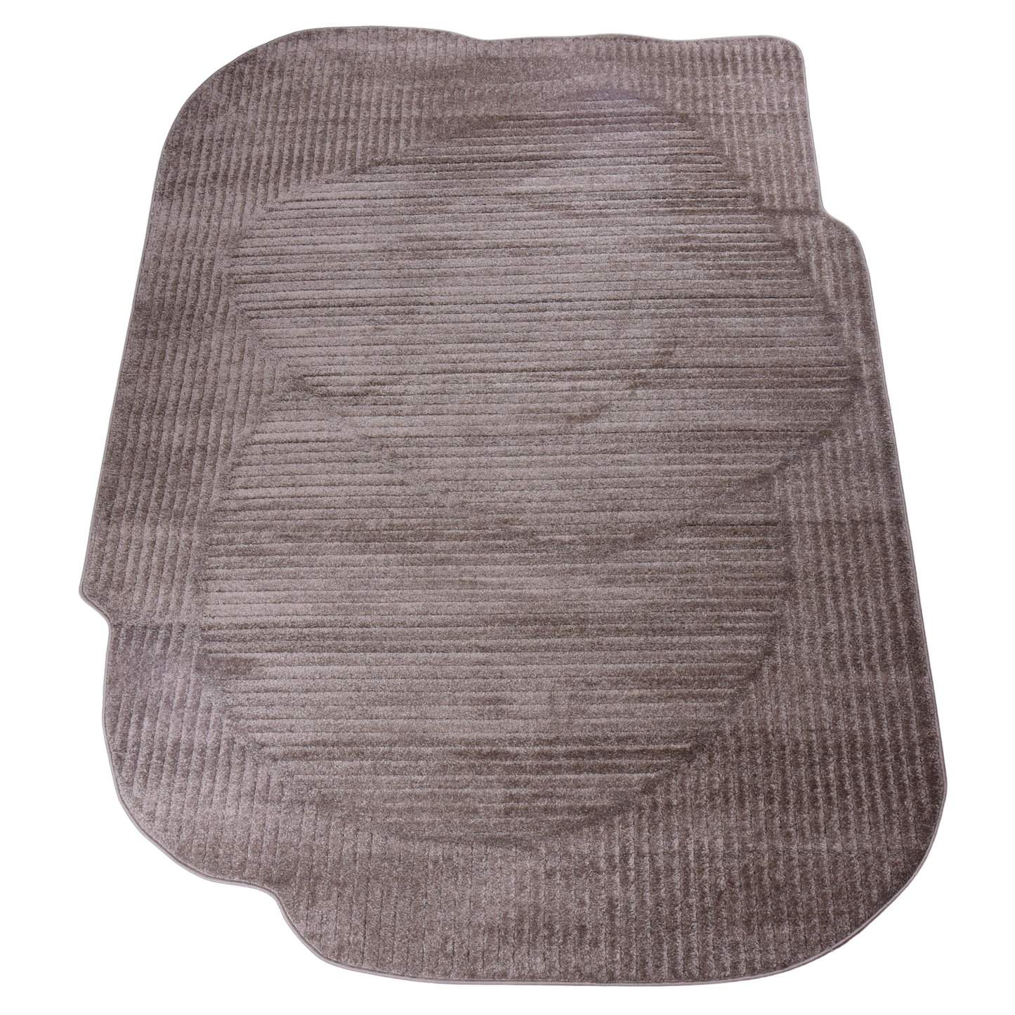 Brown/Brown Shaped Carpet