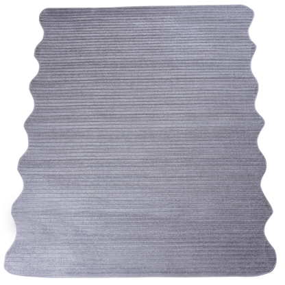 Grey/Grey Shaped Carpet