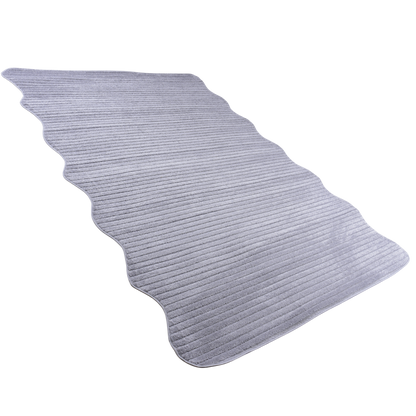 Grey/Grey Shaped Carpet