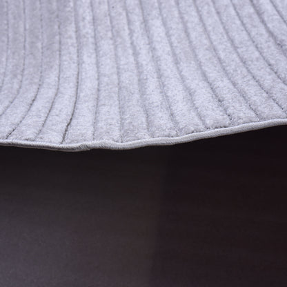 Grey/Grey Shaped Carpet