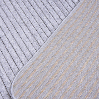 Grey/Grey Shaped Carpet