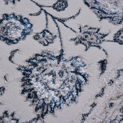 L.Grey/Blue Contemporary Carpet