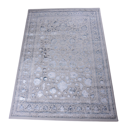 L.Grey/Blue Contemporary Carpet