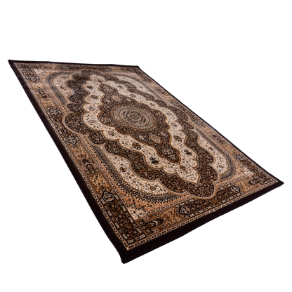 Brown/Brown Traditional Carpet