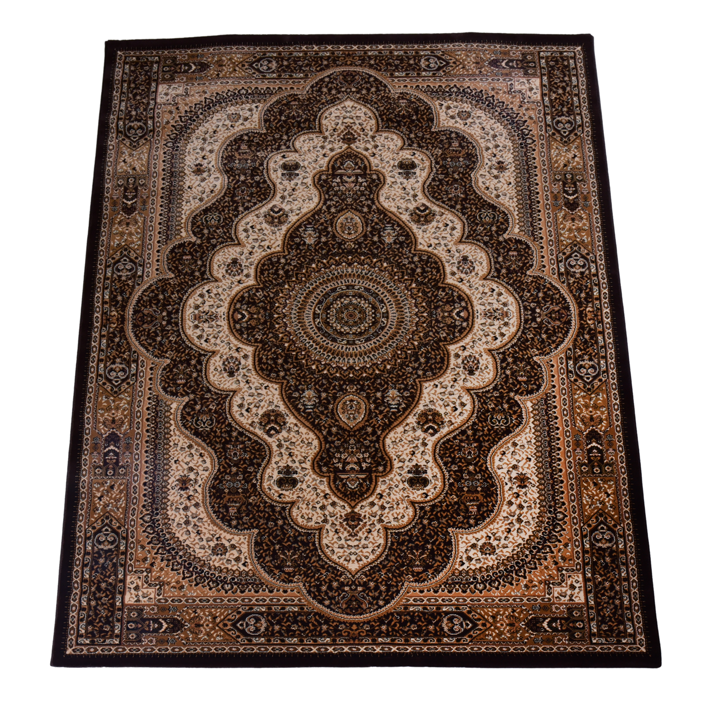 Brown/Brown Traditional Carpet