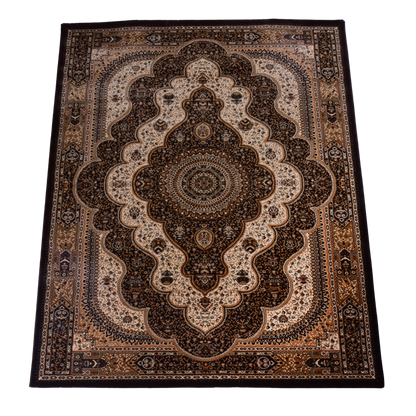 Brown/Brown Traditional Carpet