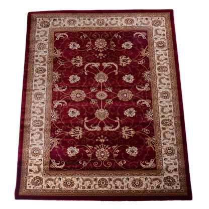Red/Cream Traditional Carpet