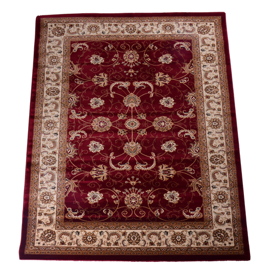 Red/Cream Traditional Carpet