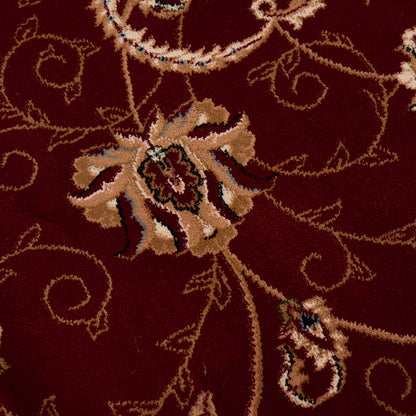 Red/Cream Traditional Carpet