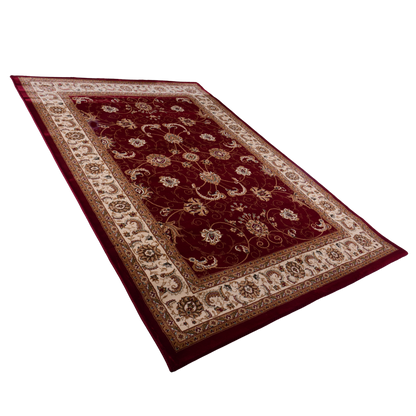 Red/Cream Traditional Carpet