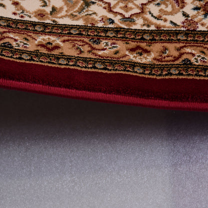 Red/Cream Traditional Carpet