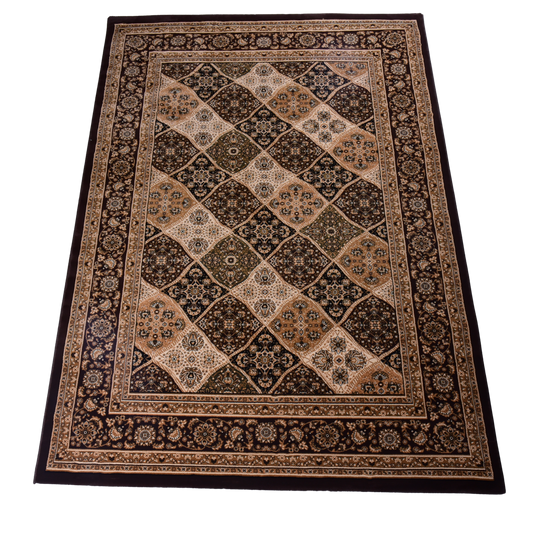Brown/Brown Traditional Carpet
