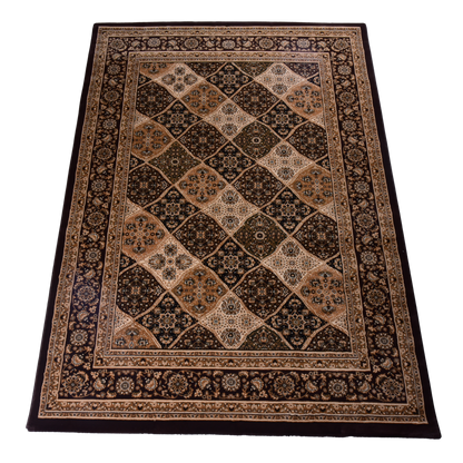 Brown/Brown Traditional Carpet