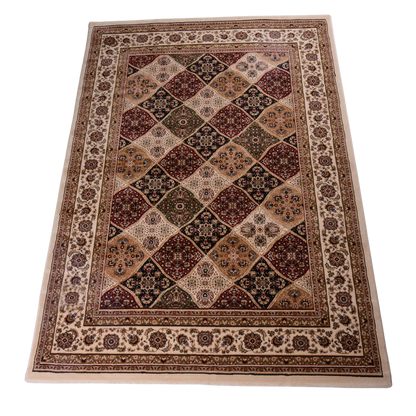 Cream/Cream Traditional Carpet