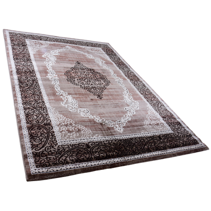 L.Brown/D.Beige Modern Carpet
