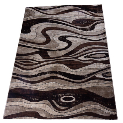 D.Beige/D.Beige Modern Carpet