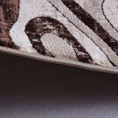 D.Beige/D.Beige Modern Carpet