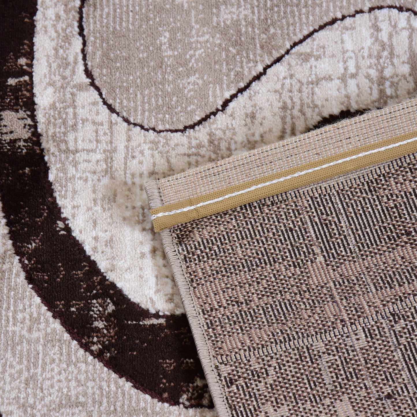 D.Beige/D.Beige Modern Carpet