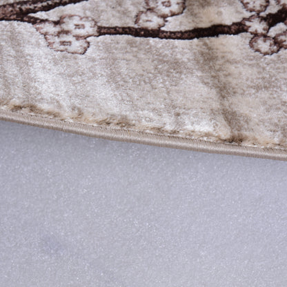 L.Brown/D.Beige Modern Carpet