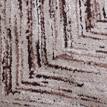 L.Brown/D.Beige Modern Carpet
