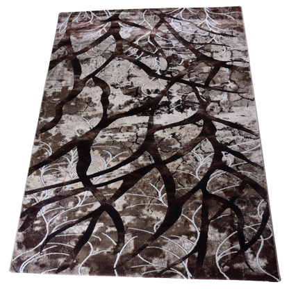 D.Beige/D.Beige Modern Carpet