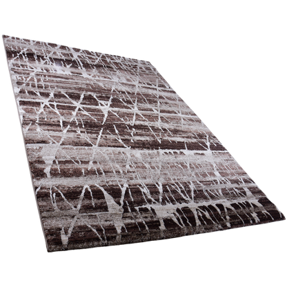 D.Beige/L.Brown Modern Carpet