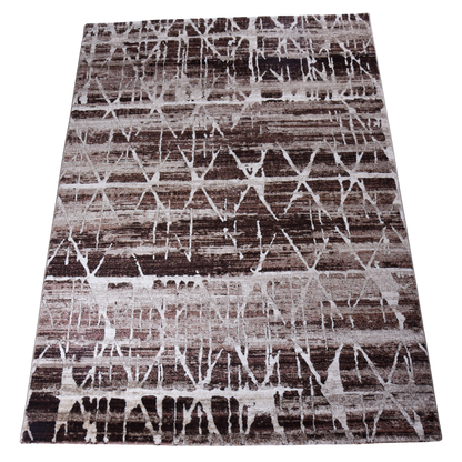 D.Beige/L.Brown Modern Carpet