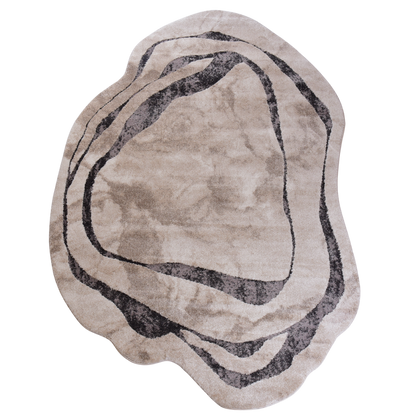 Kemik/Cream Shaped Carpet
