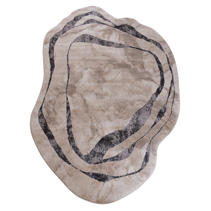 Kemik/Cream Shaped Carpet