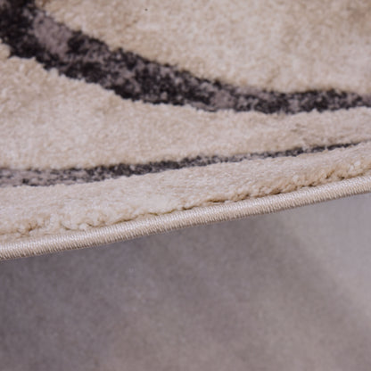 Kemik/Cream Shaped Carpet